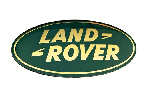 Green Land Rover Oval - DAG100330