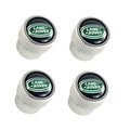 Land Rover Green Oval Valve Stem Caps - VPLRW0148