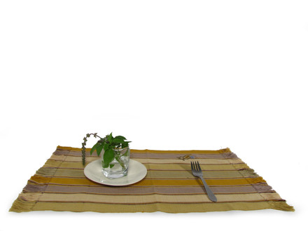 Place mat with Design Gold Colors - T04