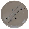 AirMate 800-D 06" Ceiling Diffuser Butterfly Damper Brown 1800006 back view