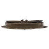 AirMate 800-D 10" Ceiling Diffuser Butterfly Damper Brown 1800010 Side