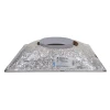 AirMate 1300-INS 24x24 08" Collar T-Bar 3 Cone Face Diffuser White R6 03970008CWR, Back View