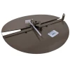AirMate 800-DO 12" Round Ceiling Butterfly Damper for #1300 3790012 Side View