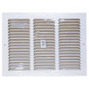 Truaire 14x10 170 Stamped Face Return Air Grille White Front