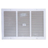 Truaire 18x12 170 Stamped Face Return Air Grille White Front