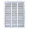 Truaire 18x24 170 Stamped Face Return Air Grille White Front View