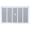TRUaire 20x12 170 Stamped Face Return Air Grille White Front