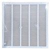Truaire 24x24 170 Stamped Face Return Air Grille White Front View
