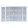 Truaire 30x18 170 Stamped Face Return Air Grille White Front View