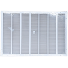 Truaire 36x24 170 Stamped Face Return Air Grille White Front View