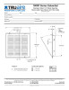 Truaire 190RF 12x12 Stamped / Removable Face Return Air Filter Grille Technical Document