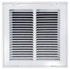 Truaire 190RF 12x12 Stamped / Removable Face Return Air Filter Grille Front View
