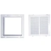 Truaire 190RF 12x12 Stamped / Removable Face Return Air Filter Grille removeable face View