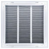 Truaire 16x16 190RF Stamped / Removable Face Return Air Filter Grille Back View