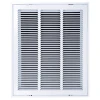 Truaire 16x20 190RF Stamped / Removable Face Return Air Filter Grille Front View