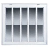 Truaire 20x18 190RF Stamped / Removable Face Return Air Filter Grille Front View
