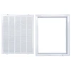 Truaire 20x25 190RF Stamped / Removable Face Return Air Filter Grille filter door open view