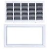 Truaire 24x12 190RF Stamped / Removable Face Return Air Filter Grille filter door open view