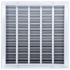Truaire 24x24 190RF Stamped / Removable Face Return Air Filter Grille Back View