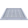 Truaire 24x24 190RF Stamped / Removable Face Return Air Filter Grille side view