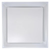 Truaire 24x24 2000PD/R6 Single Architectural Plaque T-Bar Lay-In Diffuser with R6 Back White Front View