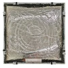 Truaire 24x24 Fixed Bar T-Bar Lay-In Return Air Grille with R6 Back, back view