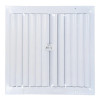 Truaire 12x12-4 A302M 2-Way Adjustable Curved Blade Supply Register White Front View