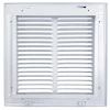 Truaire 10x10 190RF Stamped / Removable Face Return Air Filter Grille back View