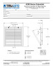 Truaire 24x18 A290 Aluminum Bar Type Return Air Filter Grille Technical Document