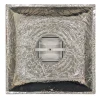 HaVACo HT-2x2-SPL8-IB 2'x2' Plastic 3 Cone Supply Lay-In 8" Boot with Insulated Back, Back View with insulation