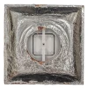 HaVACo HT-2x2-SPL10-IB 2'x2' Plastic 3 Cone Supply Lay-In 10" Boot with Insulated Back, back view with insulation