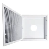 HaVACo HT-2x2-ERTN 2'x2' Plastic Lay-In Egg Crate Return Grille, filter door open view
