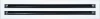 AirGuide Manufacturing, LLC AirGuide 36" ASD Type 1, 2 Slot, 1" Slot W/APC & End Flanges WHITE Front View