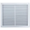 AirGuide RF-2FS 24x20 Return Air Filter Grille WHITE Screw Holes IN NECK of Unit NO Screw Holes in Face! rear View