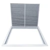 AirGuide RF-2FS 24x20 Return Air Filter Grille WHITE Screw Holes IN NECK of Unit NO Screw Holes in Face! filter View