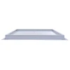 AirGuide RF-2FS 24x20 Return Air Filter Grille WHITE Screw Holes IN NECK of Unit NO Screw Holes in Face! side View