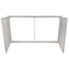 AirGuide RF-2FS 48x24 Return Air Filter Grille WHITE Screw Holes IN NECK of Unit NO Screw Holes in Face! Filter View