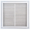 AirGuide RF-2FS 16x16 Return Air Filter Grille WHITE Screw Holes IN NECK of Unit NO Holes in Face back view