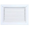 AirGuide RF-2FS 12x08 Return Air Filter Grille WHITE Screw Holes IN NECK of Unit NO Screw Holes in Face! Front View