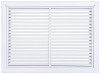 AirGuide RF-2FS 20x14 Return Air Filter Grille WHITE Screw Holes IN NECK NO Screw Holes in Face! Front View