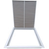 AirGuide RF-2FS 20x24 Return Air Filter Grille WHITE Screw Holes IN NECK of Unit NO Screw Holes in Face! filter view