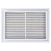AirGuide RF-2FS 18x12 Return Air Filter Grille WHITE Screw Holes IN NECK of Unit NO Screw Holes in Face! Back View