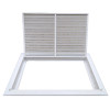 AirGuide RF-2FS 18x12 Return Air Filter Grille WHITE Screw Holes IN NECK of Unit NO Screw Holes in Face! filter View