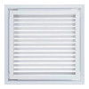 AirGuide RF-2FS 12x12 Return Air Filter Grille WHITE Screw Holes IN NECK of Unit NO Screw Holes in Face! back view