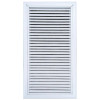 AirGuide RF-2FS 12x24 Return Air Filter Grille WHITE Screw Holes IN NECK of Unit NO Screw Holes in Face! Front View
