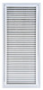 AirGuide RF-2FS 12x30 Return Air Filter Grille WHITE Screw Holes IN NECK of Unit NO Screw Holes in Face! back View