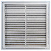 AirGuide RF-2FS 18x18 Return Air Filter Grille WHITE Screw Holes IN NECK of Unit NO Screw Holes in Face! back View