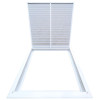 AirGuide RF-2FS 18x18 Return Air Filter Grille WHITE Screw Holes IN NECK of Unit NO Screw Holes in Face! filter View