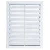 AirGuide RF-2FS 18x24 Return Air Filter Grille WHITE Screw Holes IN NECK of Unit NO Screw Holes in Face! Front view