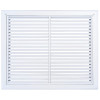 AirGuide RF-2FS 20x16 Return Air Filter Grille WHITE Screw Holes IN NECK of Unit NO Screw Holes in Face!. Front